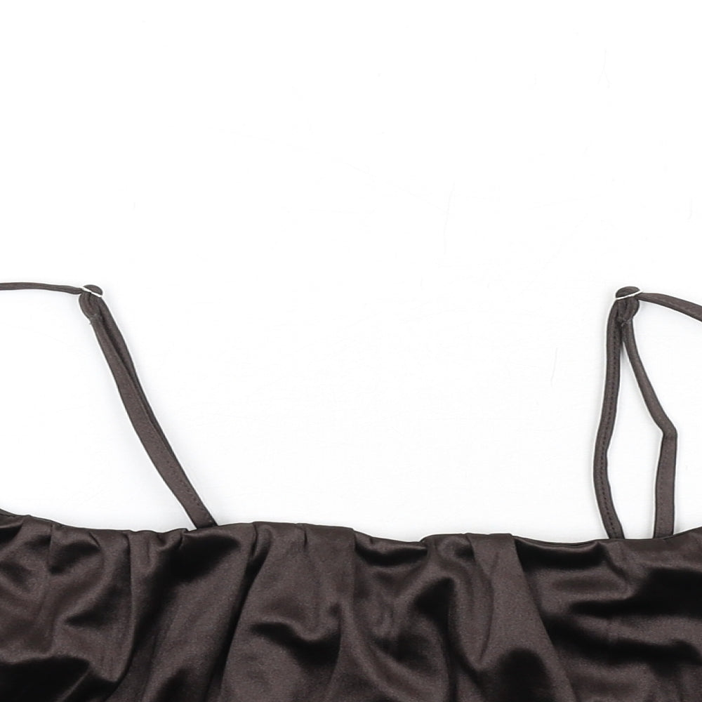 Womens UK Size L H&M Brown Camisole T-Shirt