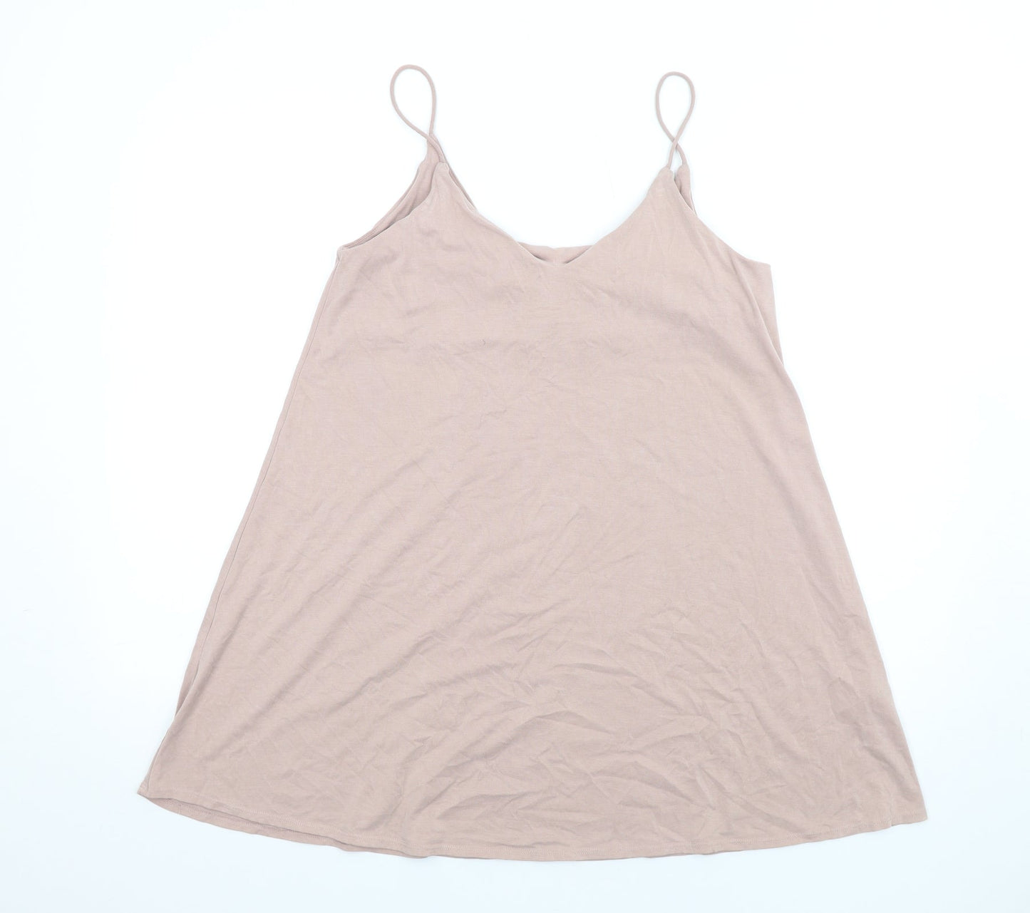 H&M Womens Pink Modal Slip Dress Size XS V-Neck Pullover