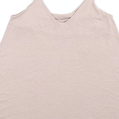 H&M Womens Pink Modal Slip Dress Size XS V-Neck Pullover