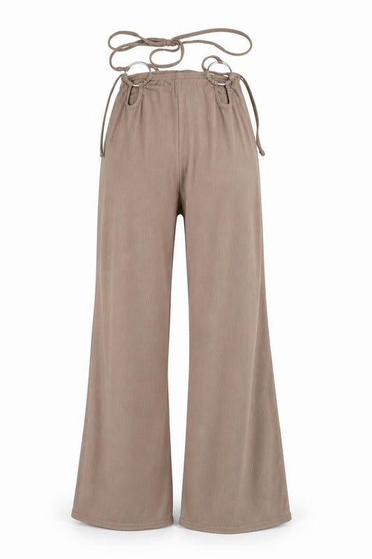 Womens UK Size 8 QED London Regular Fit  Brown Trousers
