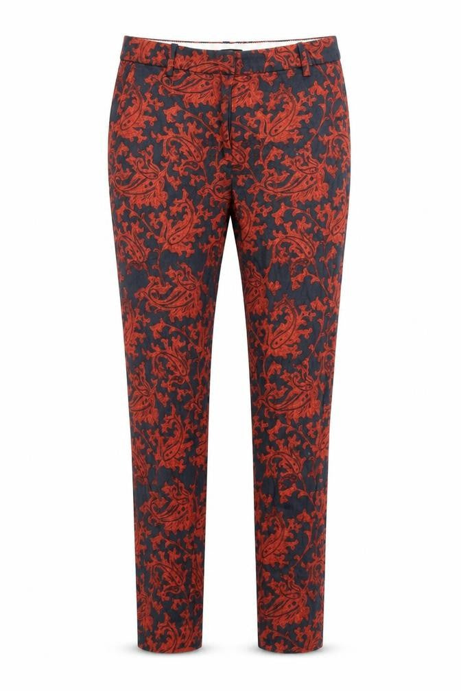 Womens UK Size 8 H&M Regular Fit Dress Pants Orange Trousers