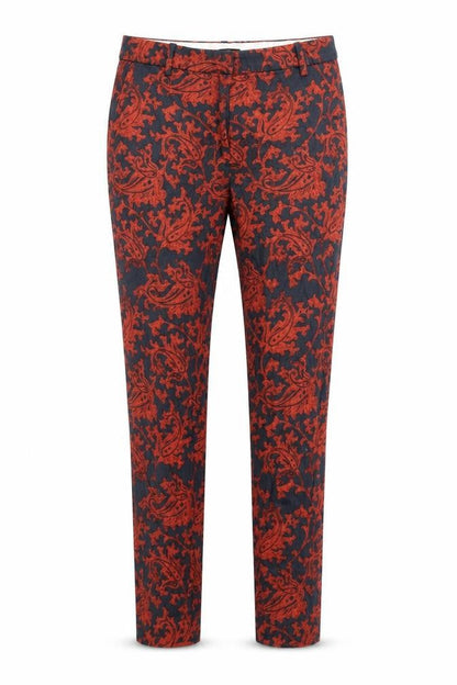 Womens UK Size 8 H&M Regular Fit Dress Pants Orange Trousers