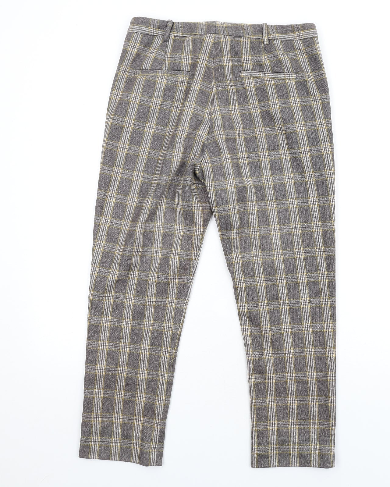 Womens UK Size 12 Louche Regular Fit Dress Pants Grey Trousers