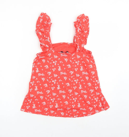 Womens UK Size 6 Marks and Spencer Red Camisole Tank