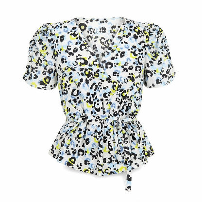 Womens UK Size 6 Marks and Spencer Multicoloured Basic Blouse