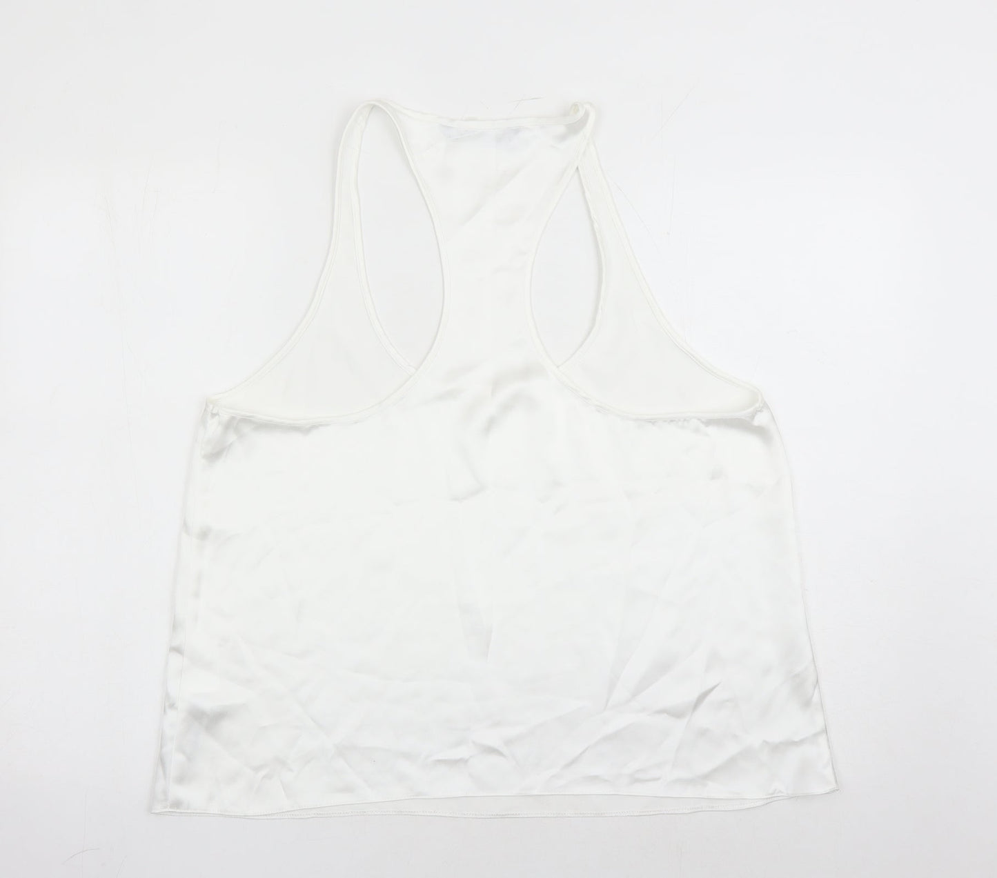 Womens UK Size 2XL Zara White Camisole Tank