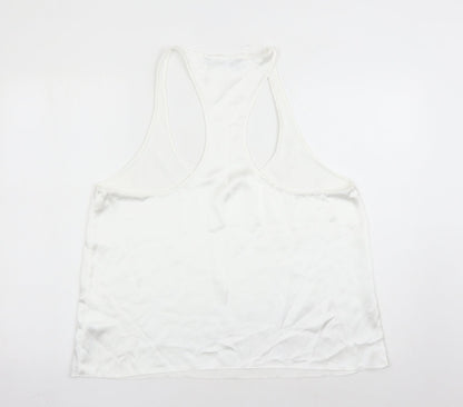Womens UK Size 2XL Zara White Camisole Tank