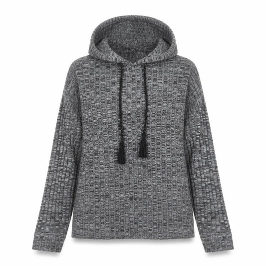 Dorothy Perkins Womens Grey Polyester Pullover Hoodie Size S Pullover - Tasselled