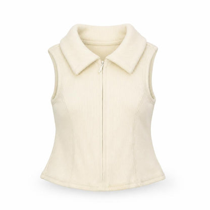 Womens UK Size S Urban Outfitters Beige Cropped Polo