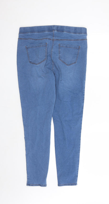 Womens UK Size 12 Studio Regular Fit Jegging Blue Jeans