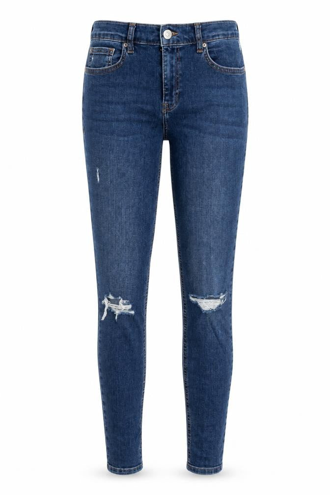 Womens UK Size 30 in Topshop Regular Fit Skinny Blue Jeans