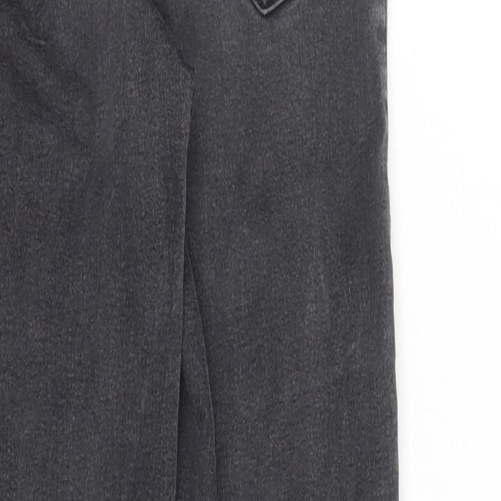 Topshop Womens Grey Cotton Skinny Jeans Size 22 in L26 in Slim Zip - Stretch Waist 22 Inches