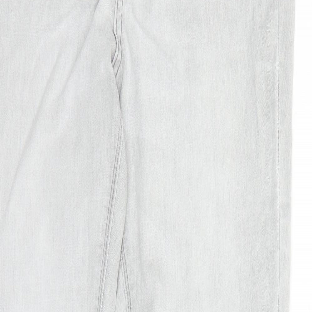 Denim & Co. Womens Green Cotton Skinny Jeans Size 14 L30 in Regular Zip