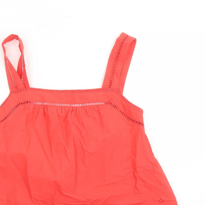 Womens UK Size 6 Marks and Spencer Red Camisole Tank