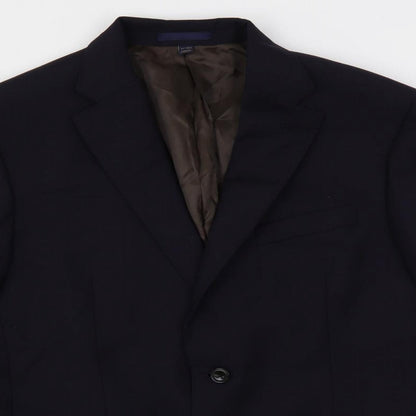 Mens UK Size 42 Marks and Spencer Regular Blue Suit Jacket