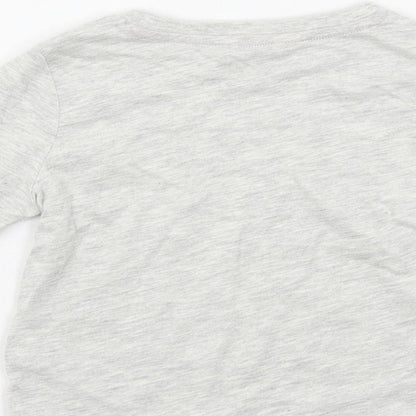 Brand and care label for Marks & Spencer Baby Grey Solid Cotton Cami Pyjama Top, size 18-24, Months Pullover