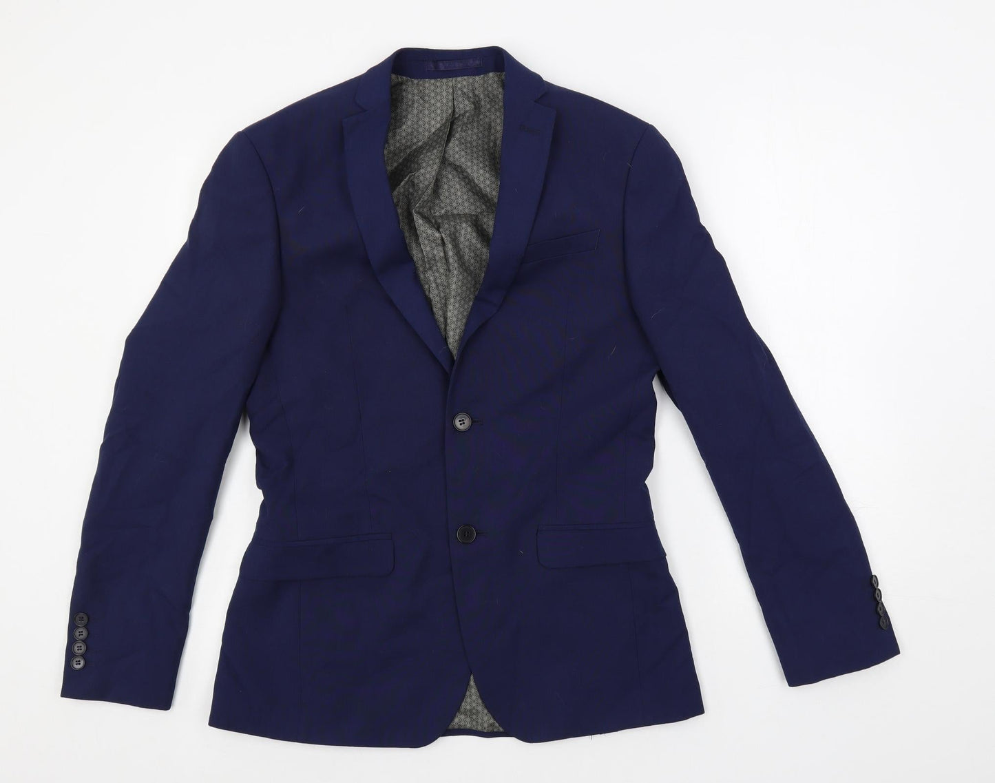 Mens UK Size 36 Limehaus Regular Blue Suit Jacket