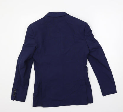 Mens UK Size 36 Limehaus Regular Blue Suit Jacket