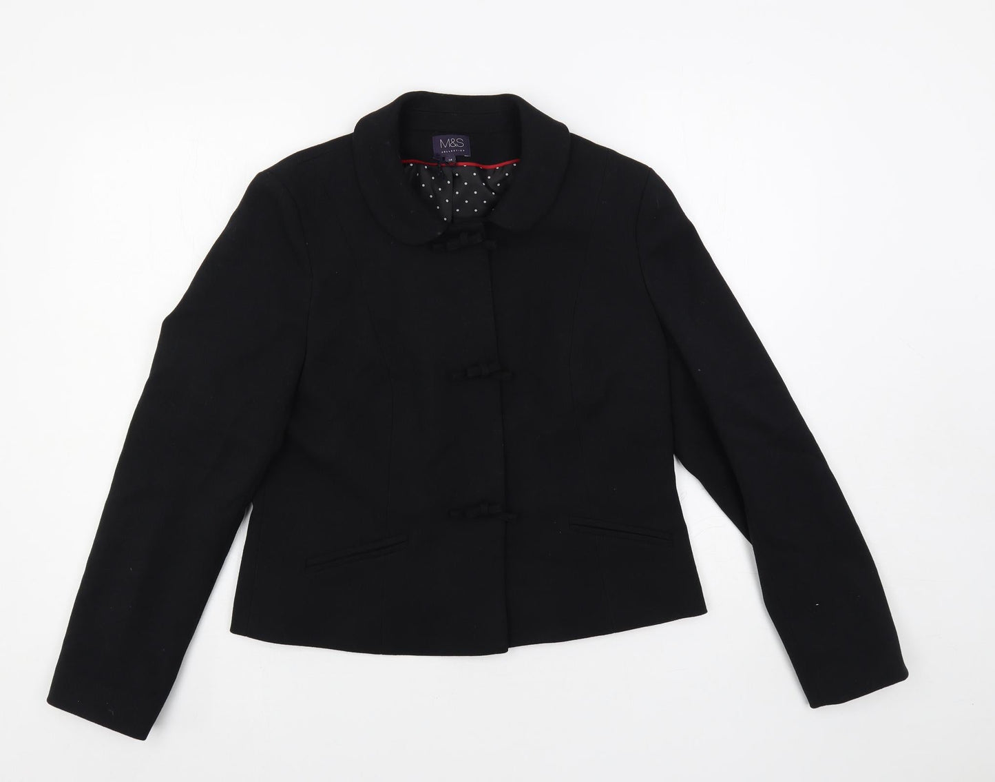 Womens UK Size 14 Marks and Spencer Black 3-in-1 Jacket