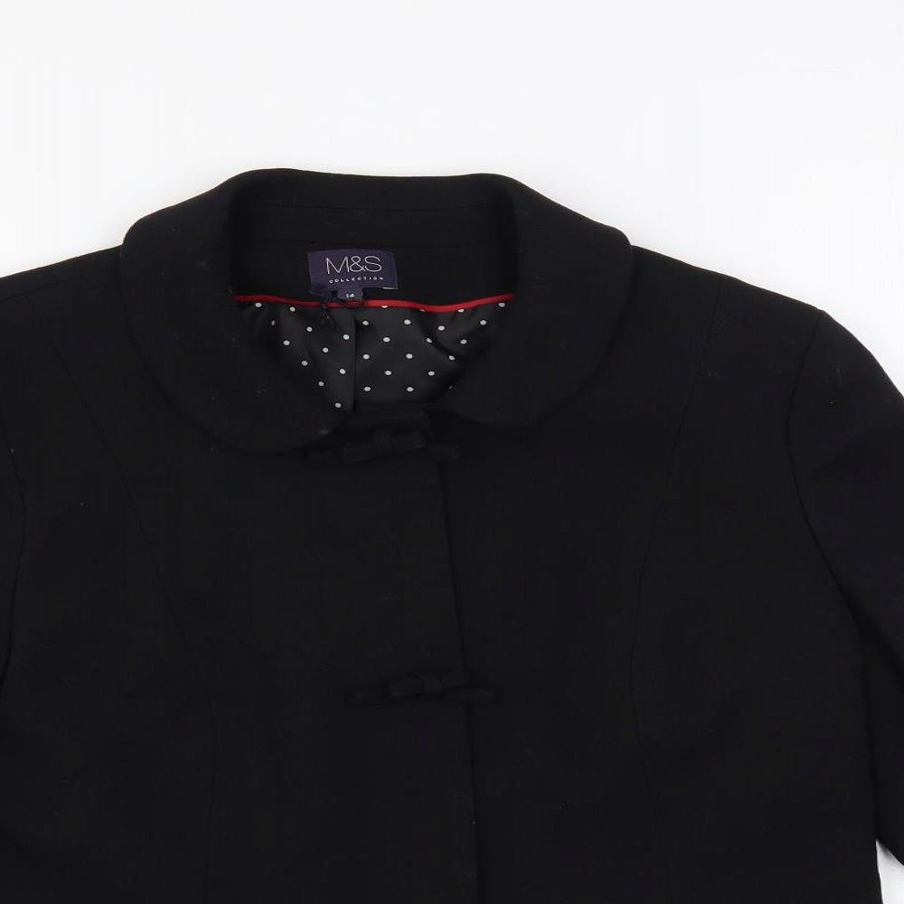 Womens UK Size 14 Marks and Spencer Black 3-in-1 Jacket