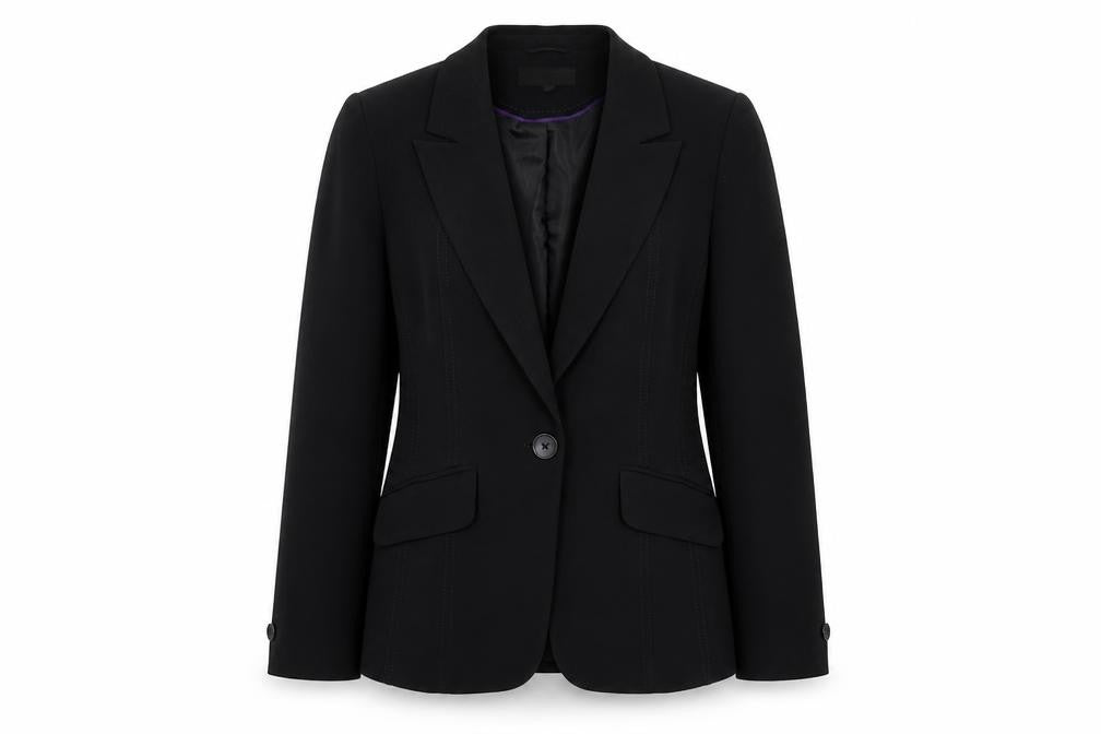 Next Womens Black Jacket Blazer Size 10 Button
