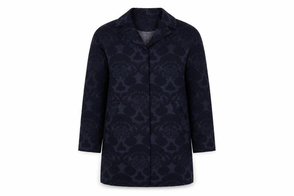 Womens UK Size 10 Monsoon Blue Overcoat