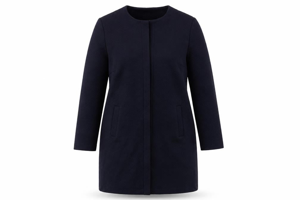 Womens UK Size 16 Principles Blue Overcoat