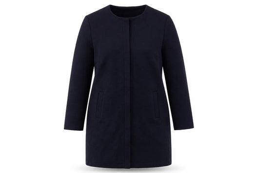 Womens UK Size 16 Principles Blue Overcoat