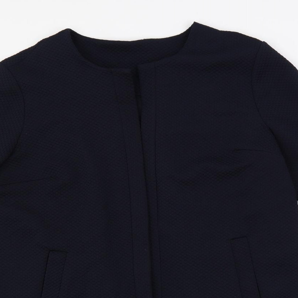 Principles Womens Blue Overcoat Coat Size 16 - Open