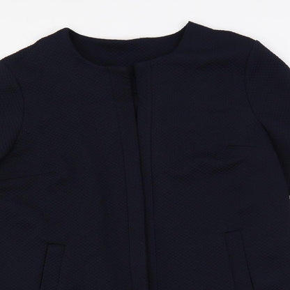 Principles Womens Blue Overcoat Coat Size 16 - Open