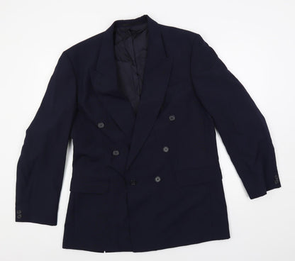 Mens UK Size 40 Varteks Regular Blue Suit Jacket