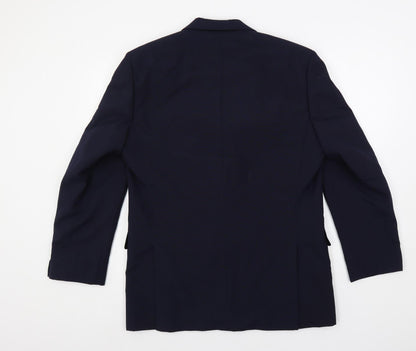 Mens UK Size 40 Varteks Regular Blue Suit Jacket