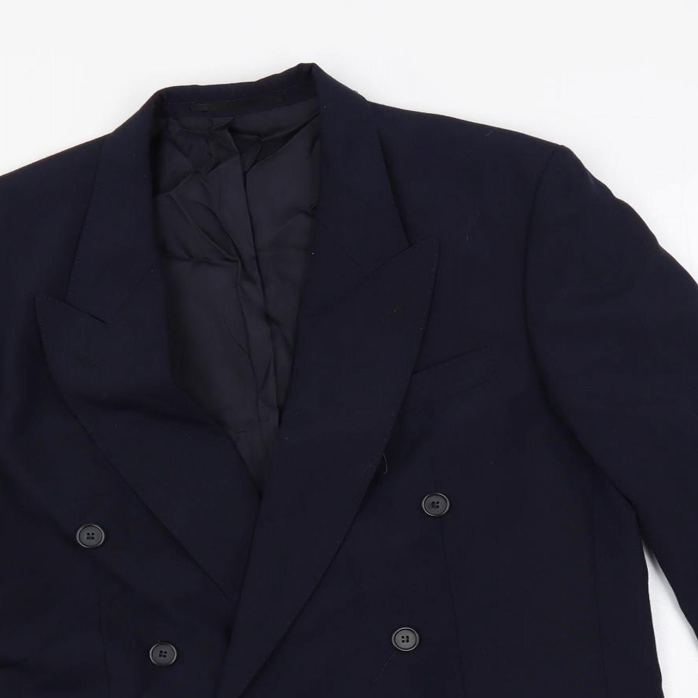 Mens UK Size 40 Varteks Regular Blue Suit Jacket