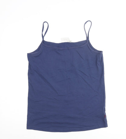 Womens UK Size 2XL Jackpot Blue Basic Tank