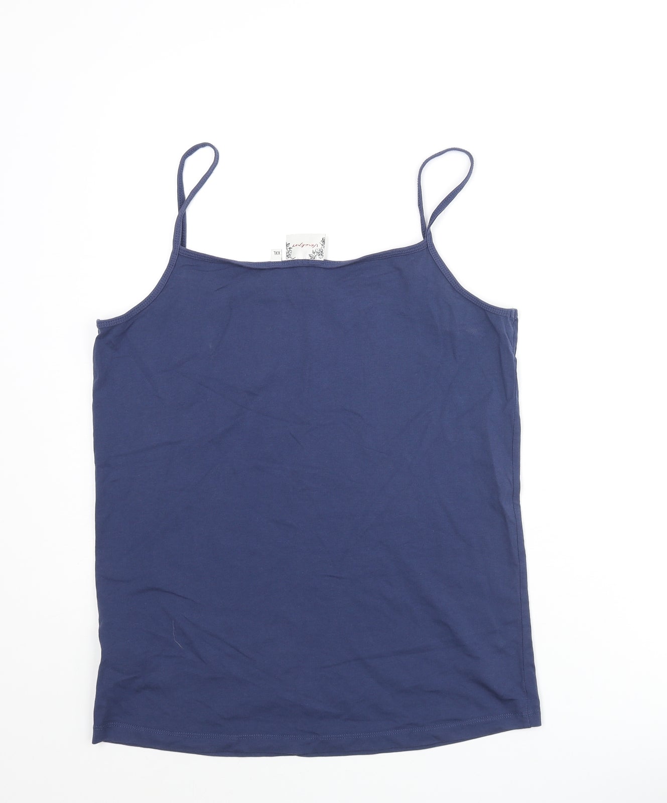 Womens UK Size 2XL Jackpot Blue Basic Tank