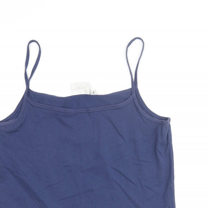 Womens UK Size 2XL Jackpot Blue Basic Tank