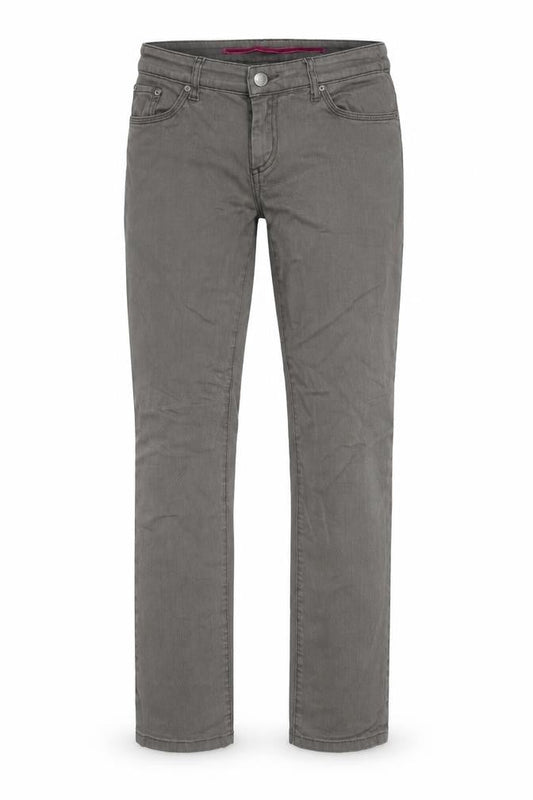 Sportmax Womens Grey Cotton Straight Jeans Size 30 in L29 in Regular Zip