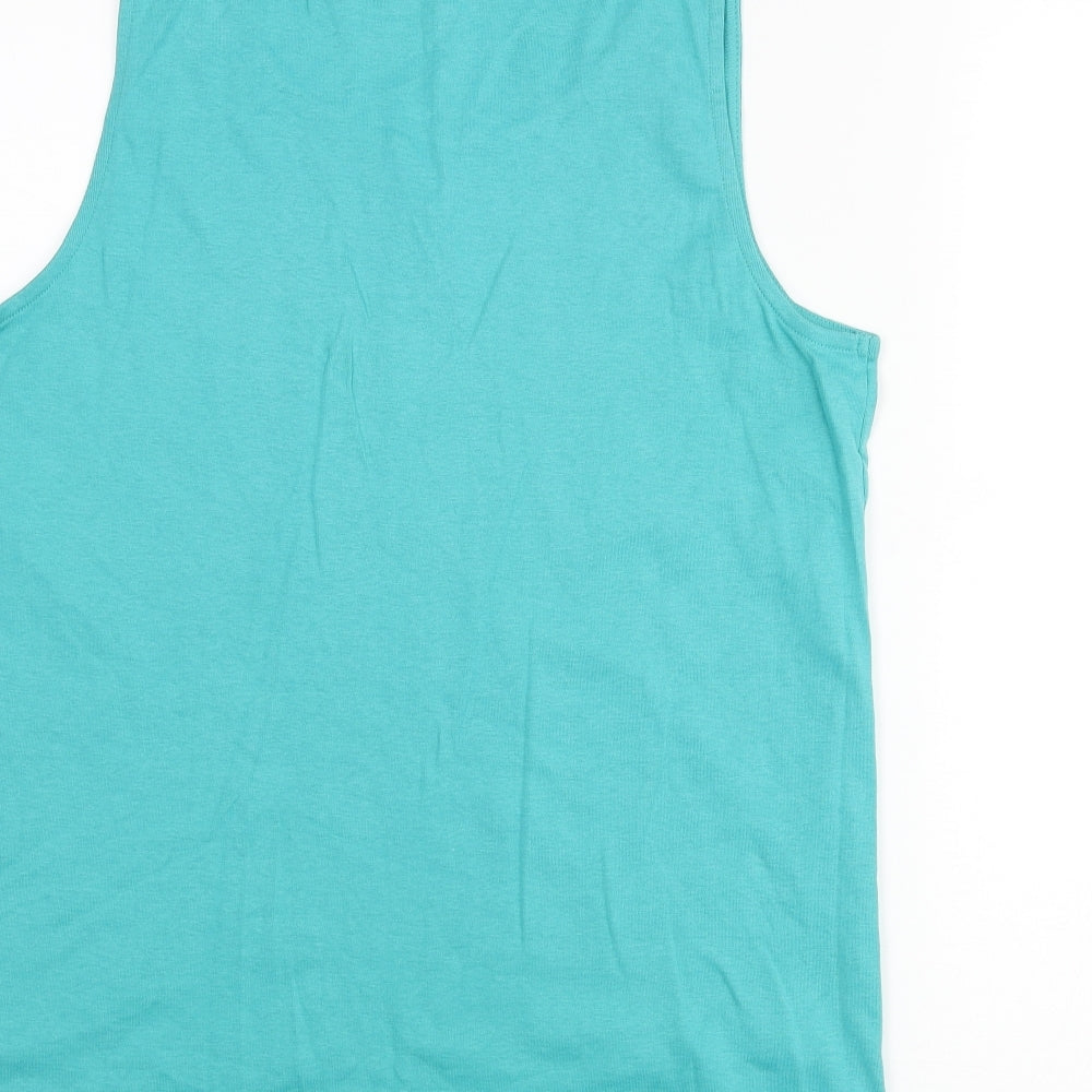 Womens UK Size 20 Love Tees Blue Basic Tank