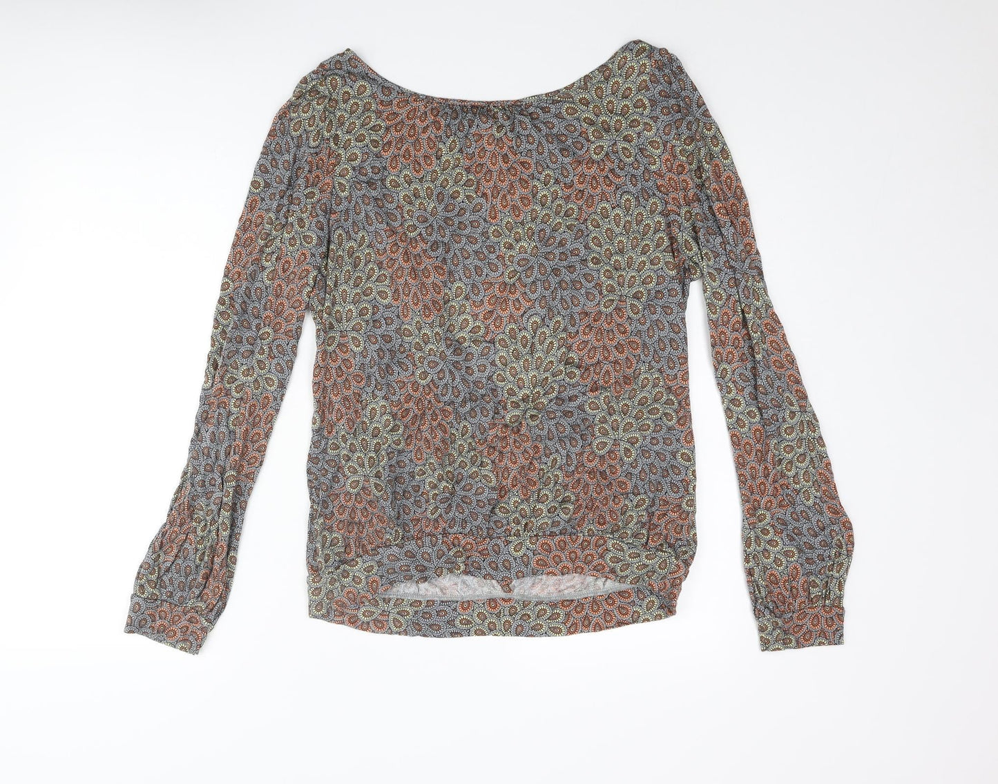 Womens UK Size 14 Warehouse Multicoloured Basic Blouse