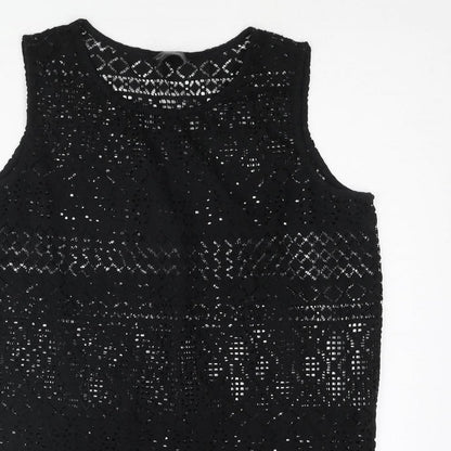 Womens UK Size 10 NEXT Black Camisole Blouse