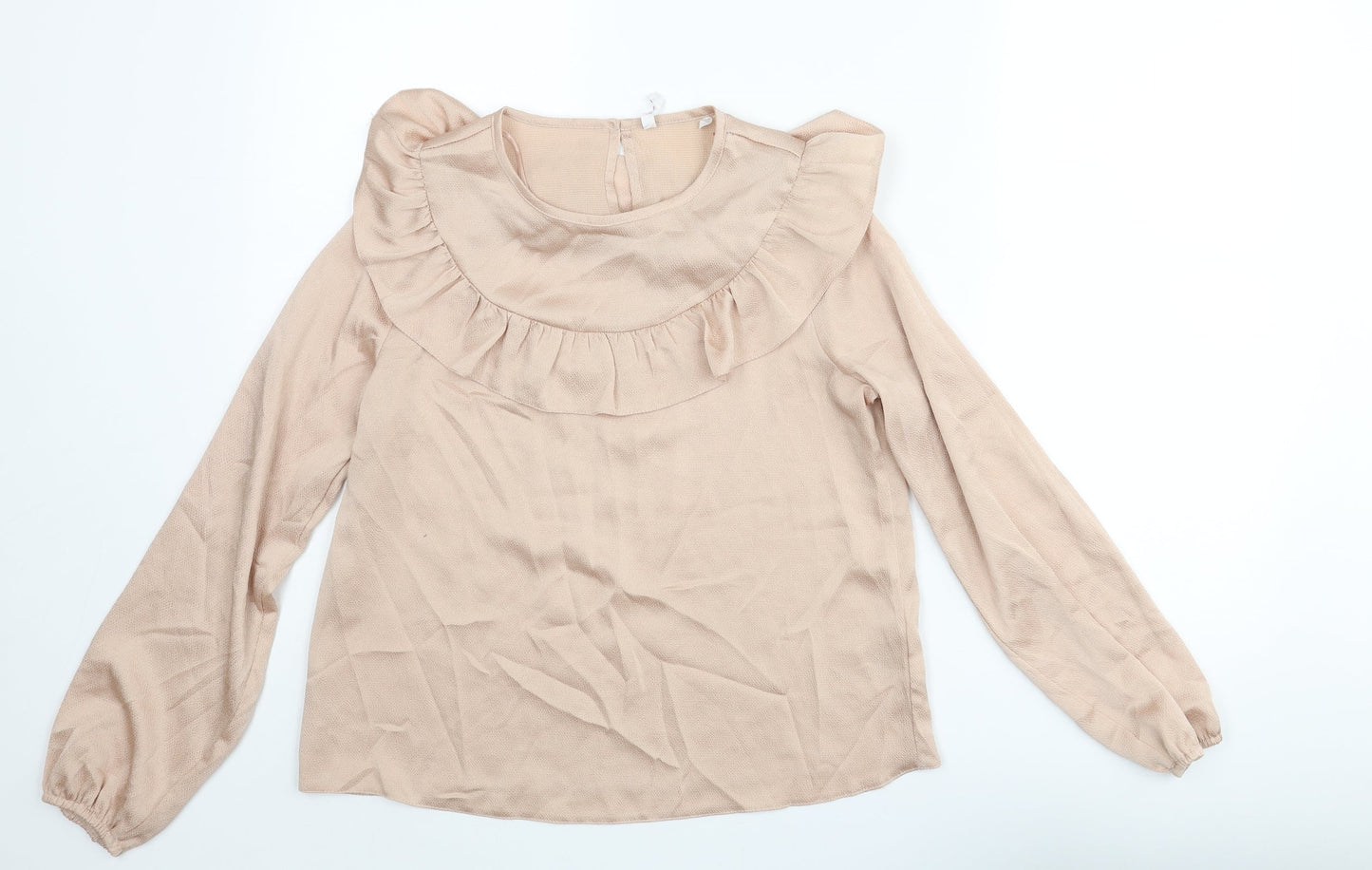 Womens UK Size 10 C&A Pink Basic Blouse