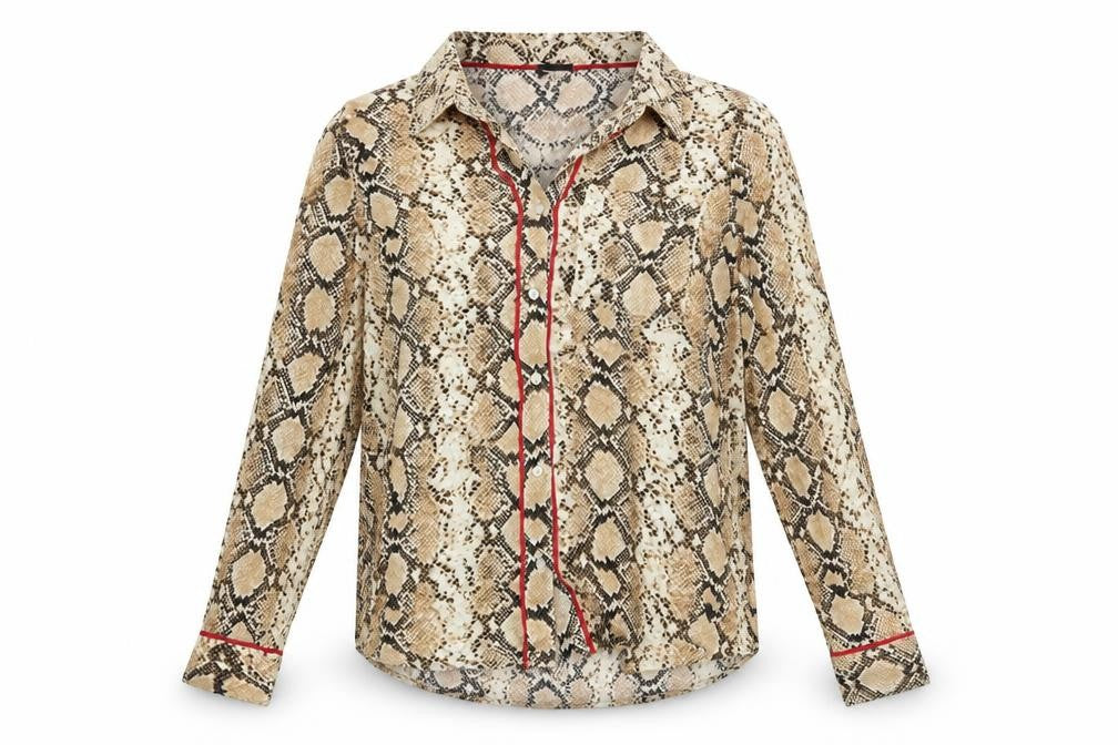 Womens UK Size 10 River Island Beige Basic Button-Up
