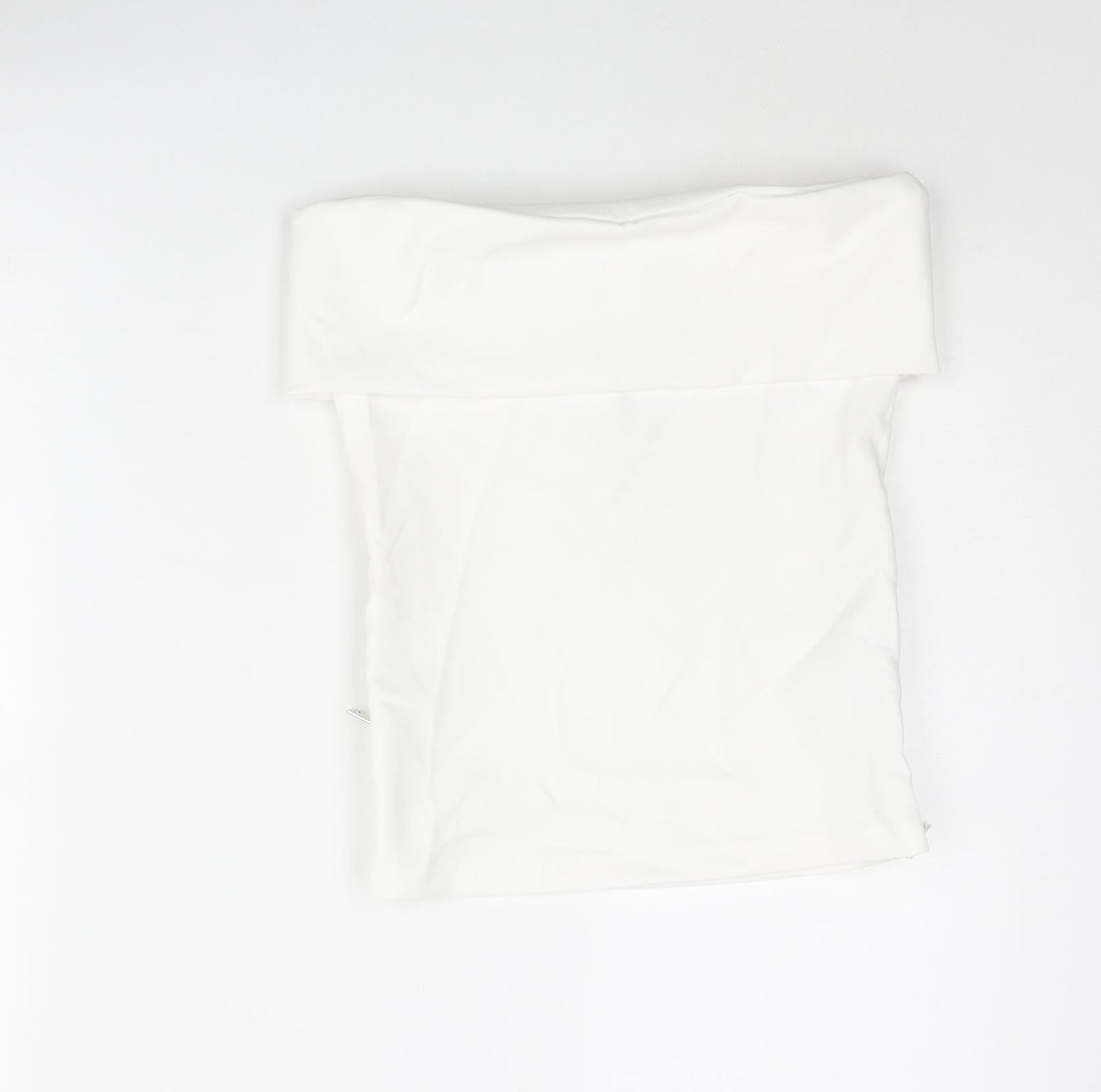 Womens UK Size S Zara White Basic Blouse