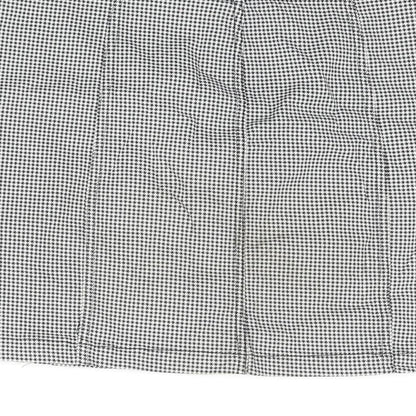 H&M Girls Black Houndstooth Cotton A-Line Skirt Size 14 Years Regular Button