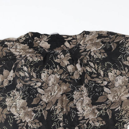 Womens UK Size 18 David Emanuel Multicoloured Basic Blouse