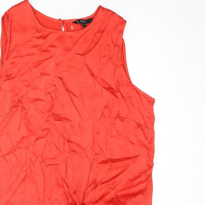 Womens UK Size 16 NEXT Red Camisole Blouse