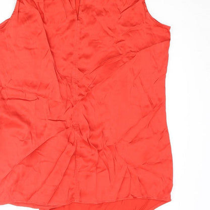 Womens UK Size 16 NEXT Red Camisole Blouse