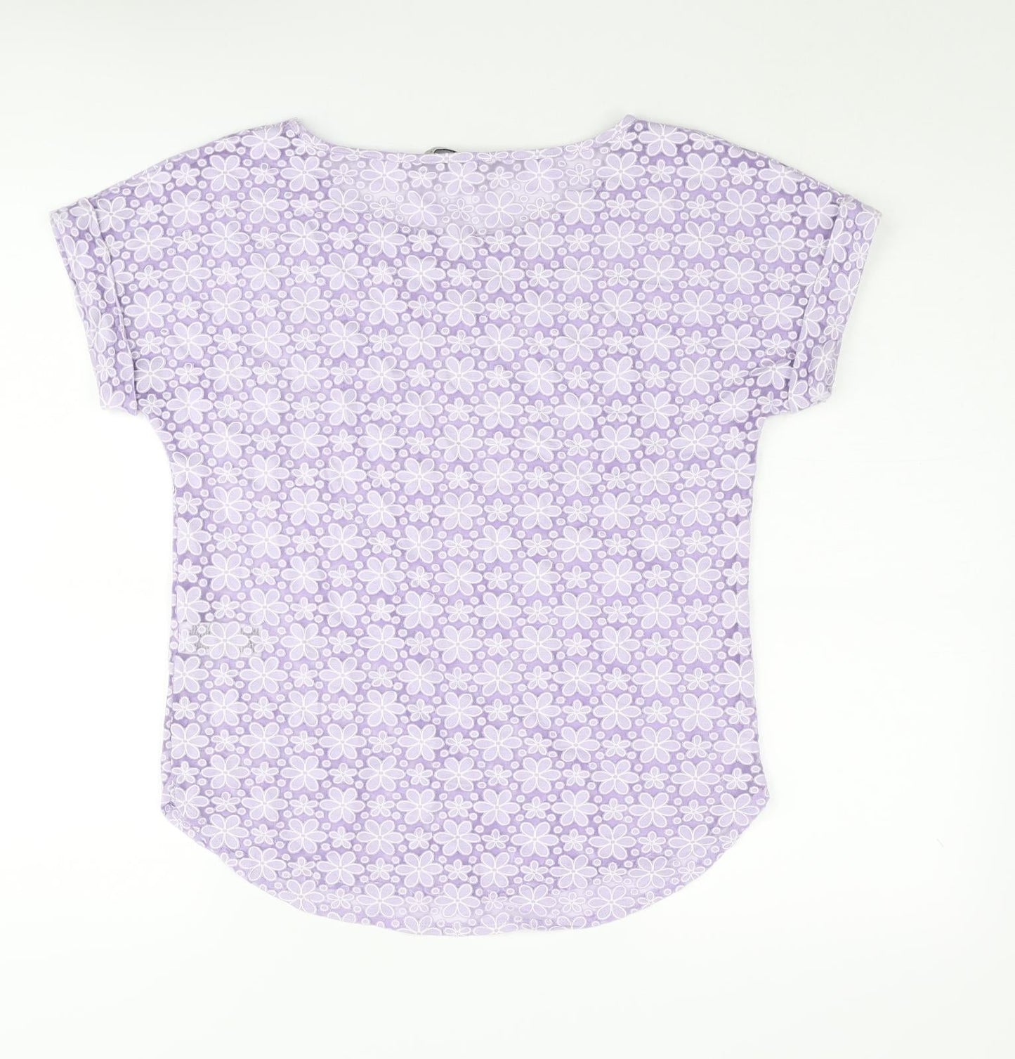 Womens UK Size 8 Marks and Spencer Purple Basic Blouse