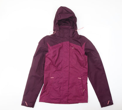 Womens UK Size M Quechua Purple Rain Coat