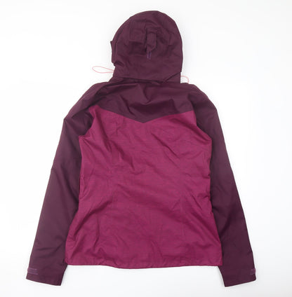 Womens UK Size M Quechua Purple Rain Coat